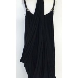 All Saints short dress w/ leather straps